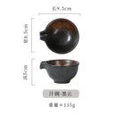 Axyaa Ceramic Seasoning Dish Set - Japanese Style for Sauces, Snacks & Dips