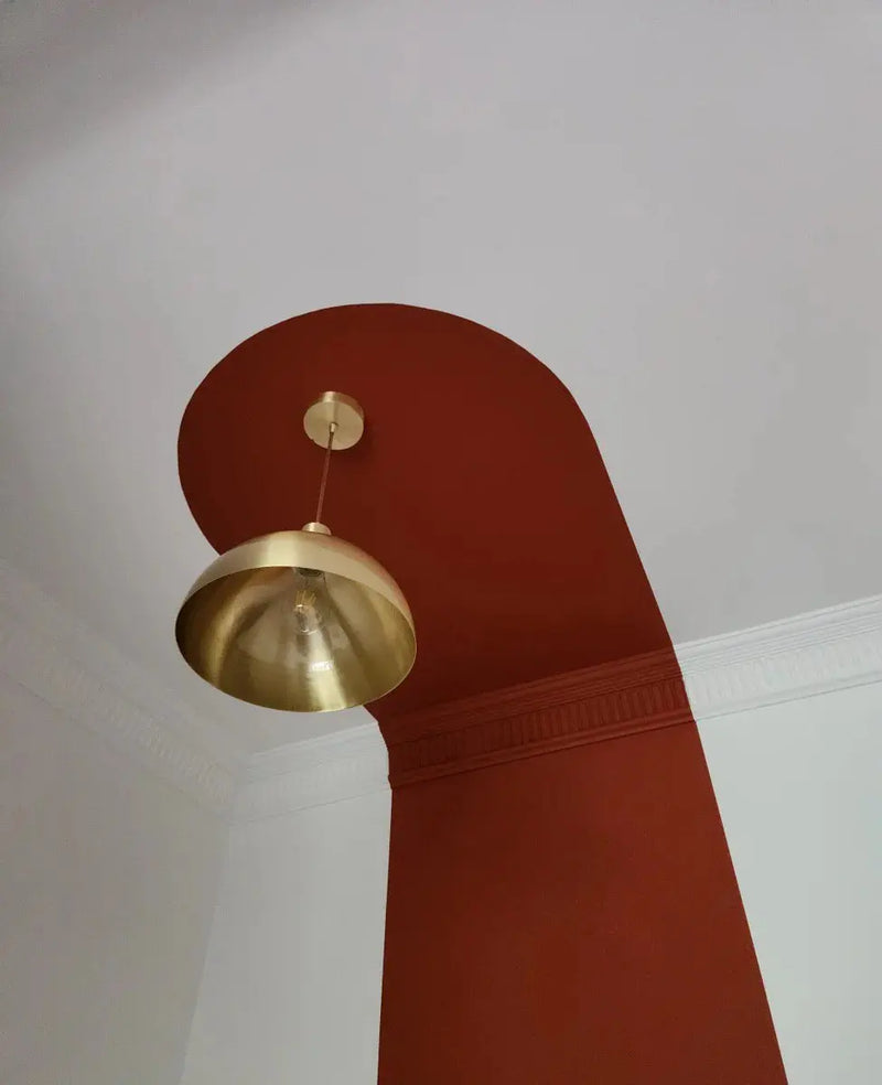 Axyaa Nordic Minimalist Copper Chandelier | Luxurious Gold Pendant Lamp