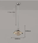 Axyaa Nordic Glass Pendant Lamp: Modern Minimalist Design for Study and Bedroom