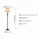 Axyaa Modern Nordic Ceramic LED Floor Lamp for Home Decor