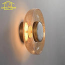 Axyaa Cracked Glass LED Wall Lamp Modern Minimalist Design for Home Decor