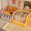 Axyaa Desk Color Storage Basket Organizer with Wheels