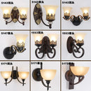 Axyaa Retro Garden Wall Sconce LED Lights - Indoor Vintage Iron Wall Lamp