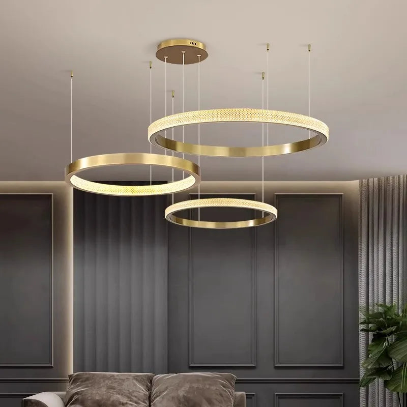 Axyaa Modern LED Chandeliers for Home Decor and Indoor Lighting