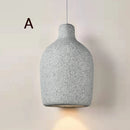 Axyaa Retro Dark Red Hanging Lamp for Bedroom and Coffee Shop