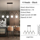 Axyaa Magic Bean Restaurant Pendant Lamp Nordic LED Lights