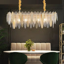 Axyaa Colored Art Glass Luxury Light Fixture for Living Room, Dining Room, Bedroom