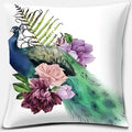 Pink Flower Pattern Cushion Cover by Axyaa - 45x45cm Decorative Pillowcase