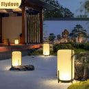 Axyaa Outdoor LED Solar Floor Lamp - Waterproof, Rechargeable, Stylish Garden Lighting
