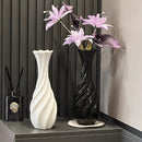 Axyaa Ceramic Vase: Minimalist Decoration for Home, Living Room, Foyer, Flowers, Floor Stand