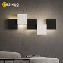 Axyaa LED Geometric Wall Sconce - Modern Lighting Fixture for Living Room & Bedroom