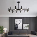 Axyaa LED Ceiling Chandelier: Modern Home & Office Pendant Lamp Fixture