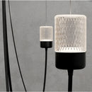 Axyaa Modern LED Gravity Chandelier for Living Room, Lobby, or Dining Room