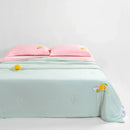 Axyaa Cool Silk Summer Quilt - Color Matching Spandex - Air Conditioner Quilt