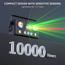 Axyaa RGB LED Beam Party Light Remote Control DJ Stage Projector