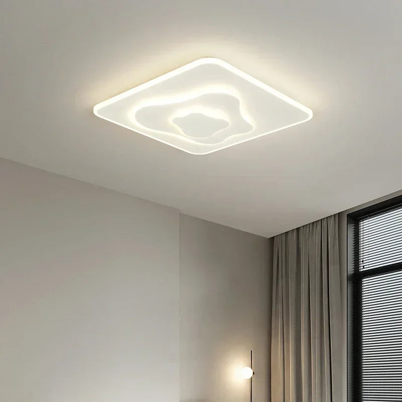 Axyaa Cloud LED Chandelier: Modern Iron Art Ceiling Lamp for Home Decor