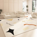 Axyaa Graffiti Print Living Room Carpet: Colorful, Artistic, & Luxurious Home Decoration Mats
