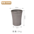 Axyaa Stainless Steel Retro Beer Mug: Double-Layer Coffee Cup for Outdoor Camping