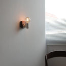 Axyaa Ceramic LED Bathroom Wall Light with Pull Chain Switch, Japan Style Mirror Decoration