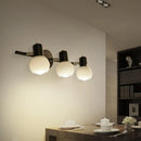 Axyaa Rotatable LED Wall Sconces: Modern Mirror Light for Living Room and Bathroom