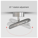 Axyaa Chrome Round LED Ceiling Light for Modern Living Spaces