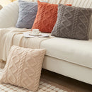 Axyaa Pink Velvet Geometric Cushion Cover 45*45cm for Home Living Room