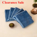 Axyaa Coral Fleece Adult Square Towel Set