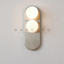 Axyaa Modern Chrome Glass Ball Wall Lamp for Bedroom and Living Room