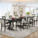 Axyaa 63-Inch Dining Table: Modern Industrial Style for 4-6 People, Heavy-Duty Metal Frame