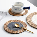 Axya Hand-Woven Table Mat Set - Heat Insulation, Western & Hot Pot Mats