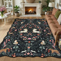 Nordic Print Soft Living Room Rug by Axyaa - Fashionable and Washable Carpet