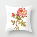 Axyaa Flower Butterfly Pattern Cushion Cover - Sofa Decoration Pillowcase