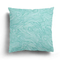 Axyaa Green Blue Wave Pattern Decorative Pillow Sleeve for Bedroom, Sofa, Car, Office