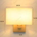 Axyaa LED Glass Lampshade Wall Lamp: Bedroom Living Room Indoor Lighting