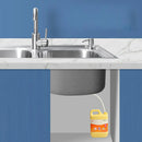 Axyaa Kitchen Sink Soap Dispenser, Built-in Hydraulic Liquid Bottle for Easy Dispensing