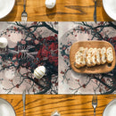 Axyaa Floral Skull Branches Table Runner