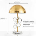 Axyaa Crystal Desk Lamp LED for Home Living Room Decor