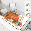 Axyaa Small Daisy Absorbent Draining Mat - Quick Dry Kitchen/Bathroom Drain Pad