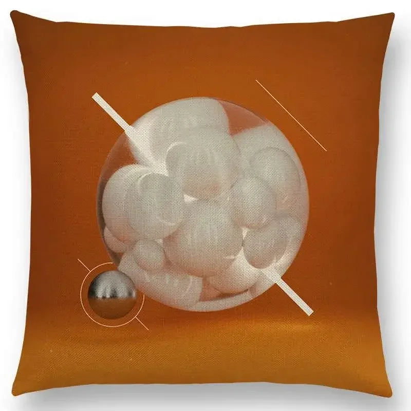 Vivid Axyaa 3D Print Spar Metal Sofa Cushion Cover Suite