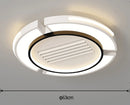 Axyaa Modern Ceiling Fan Light with Remote Control for Bedroom, Dining & Living Room