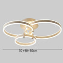Axyaa Nordic LED Ceiling Light for Home Bedroom Living Room Indoor Decor