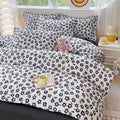 Axyaa Korean Ins Style 2024 Duvet Cover Set Twin Queen Bed Linen