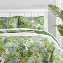 Axyaa Reversible Cotton Quilt Set with Matching Shams, Lightweight Twin Bedding