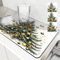 Axyaa Christmas Tree Kitchen Drying Mat