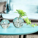 Axyaa Crystal Glass Small Mouth Vase for Flower Arrangement and Decor