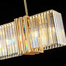 Axyaa Modern Luxury Crystal LED Chandelier for Dining Room and Kitchen