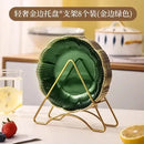Axyaa Transparent Plastic Fruit Tray - Snack and Dry Fruit Placement Tray