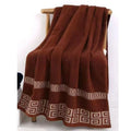 Axyaa Cotton Bath Towel Set, Embroidered Gift, 140x70cm, Various Colors