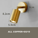 Axyaa Copper Retro LED Wall Lamp for Home Decor.