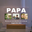 3D Acrylic Photo Lamp: Personalized LED Night Light by Axyaa for MOM DAD Family & Friends